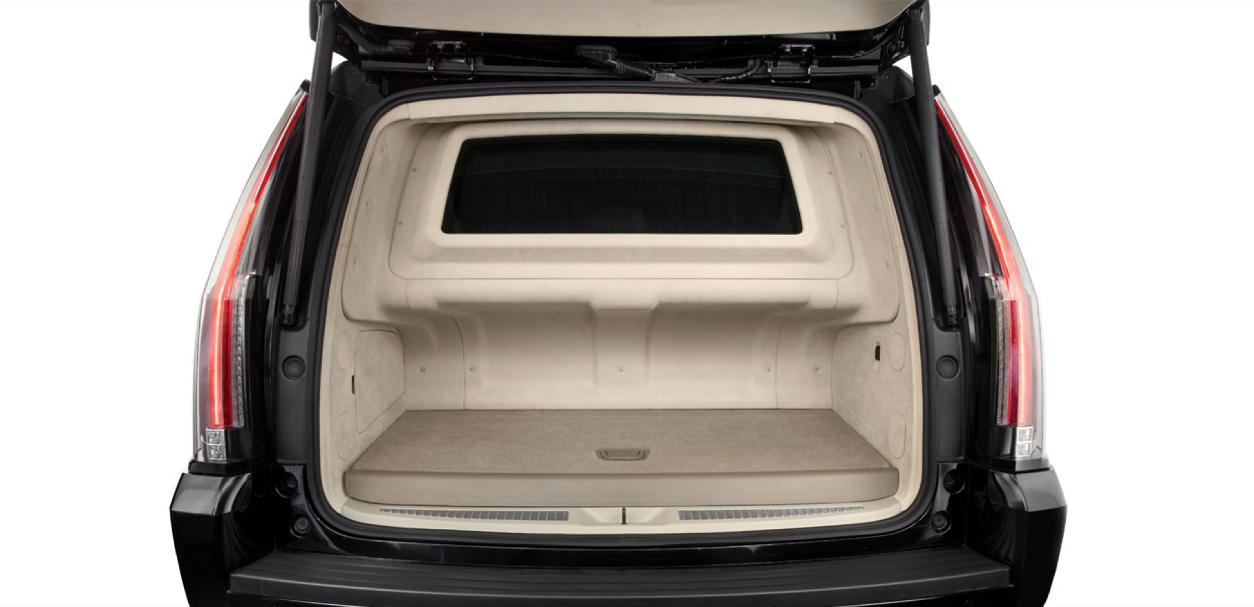 Cadillac Escalade protected rear cargo area