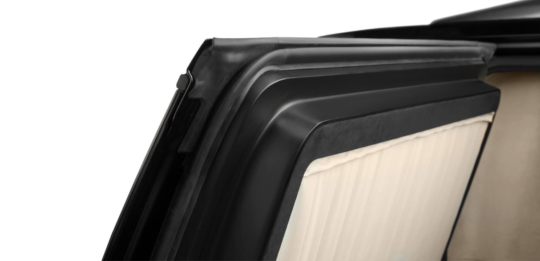 Armored vehicle door and glazing integration detail