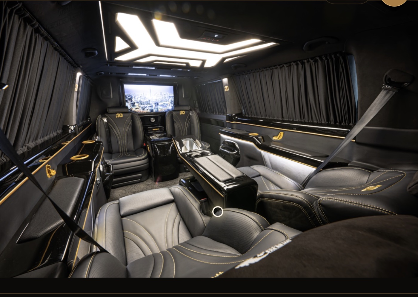 VW Caravelle VIP interior by Ertex