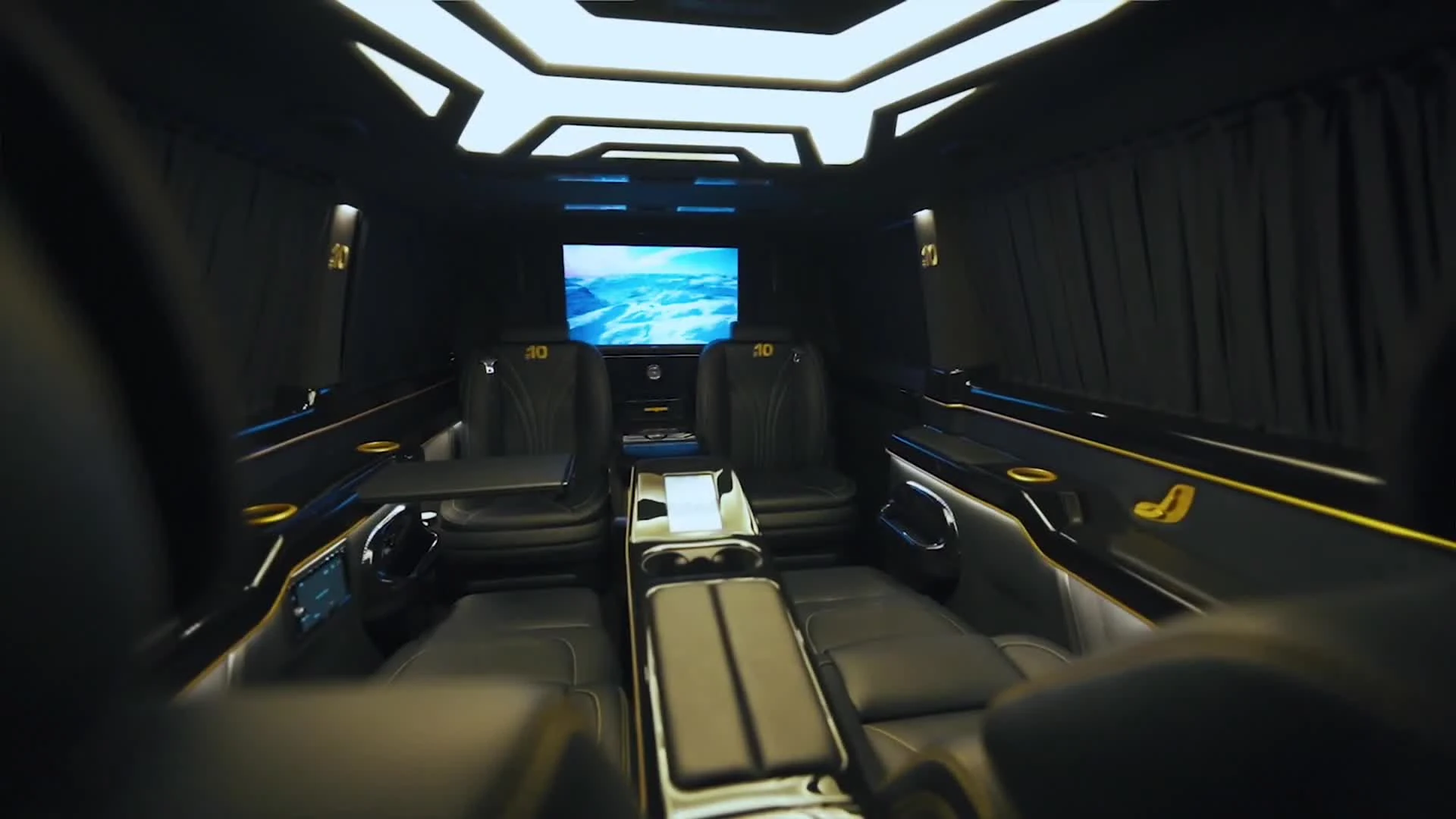 Ertex VIP Volkswagen Caravelle bespoke luxury interior and executive passenger cabin