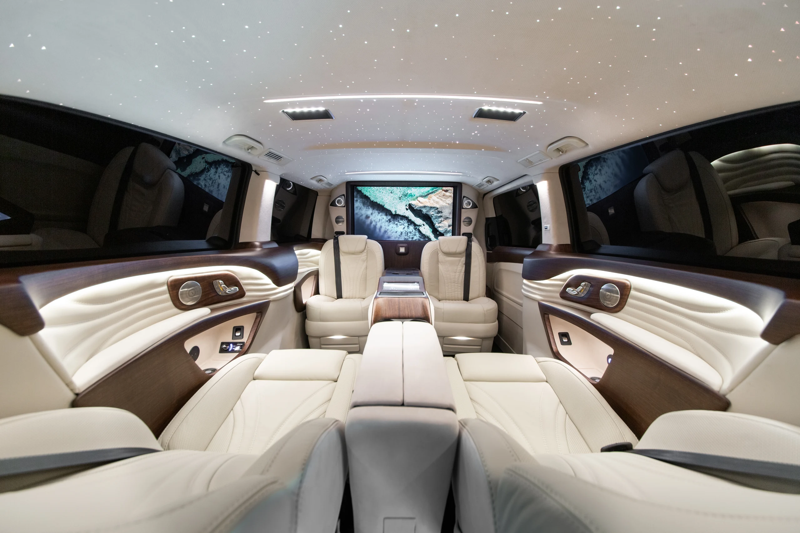Luxury Mercedes V-Class interior by Ertex
