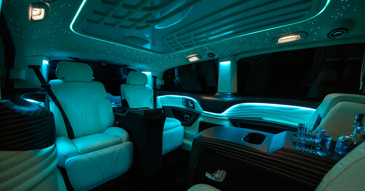 Luxury Mercedes Vito interior by Ertex